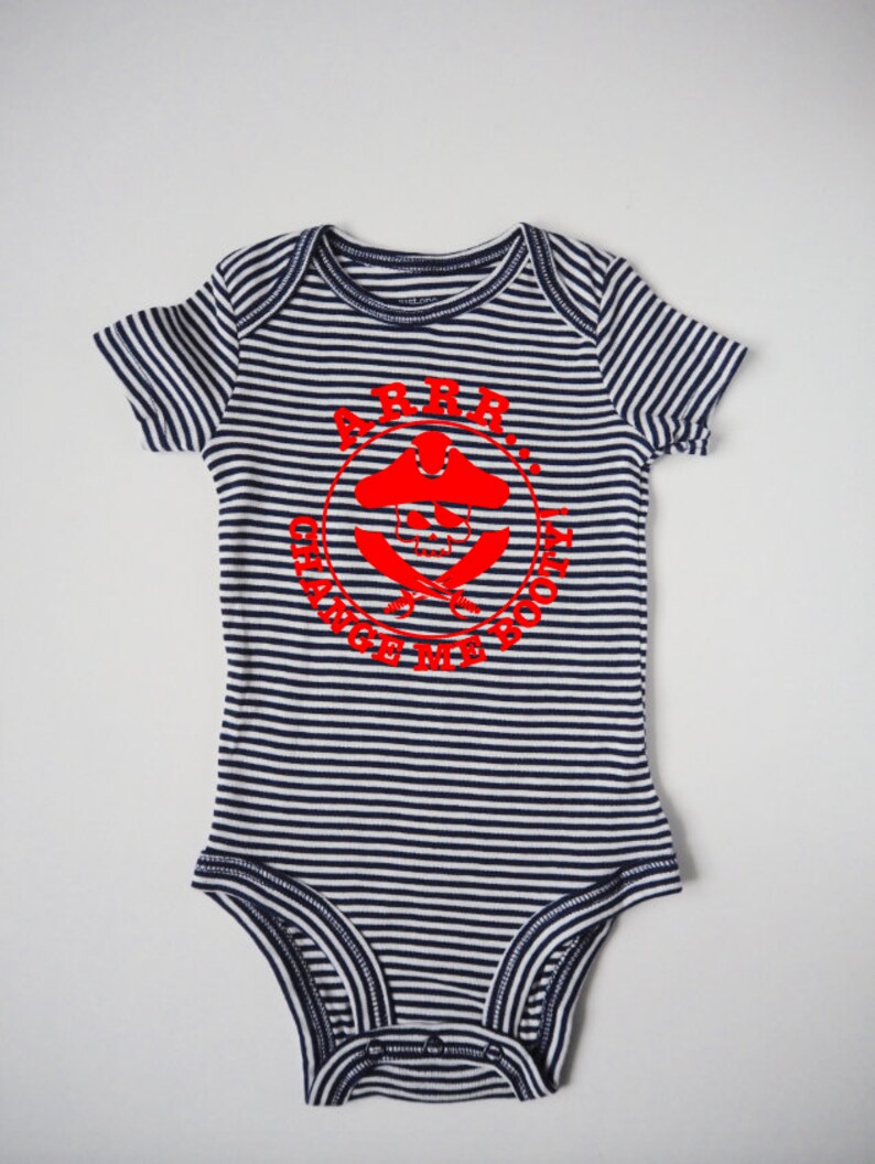 Baby Shower Gift Baby Gift Pirate Baby Bodysuit Pirate One Piece Boy Bodysuit Baby One Piece Baby Bodysuit