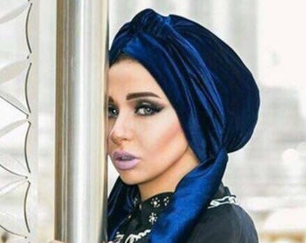 Multiway velvet turban