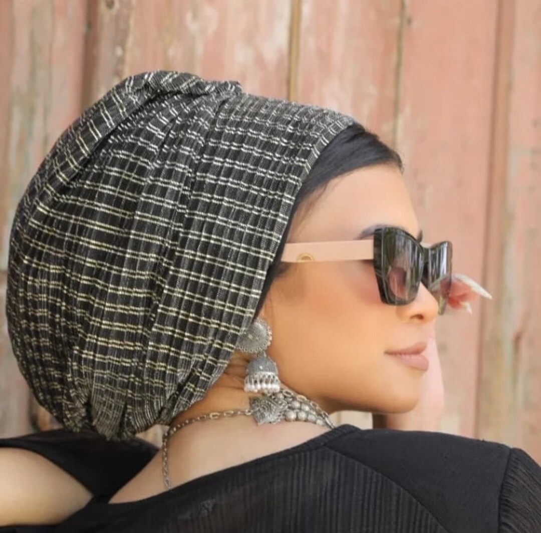 Italian Mesh Lined With Turkish Jersey Head Turban Etsy