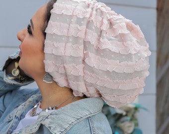 Tulle turban light weight turban