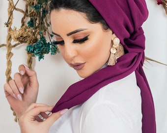 Crepe multiway turban