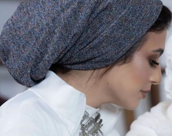 Ice cap knitwear turban for winter , this color and silver are available