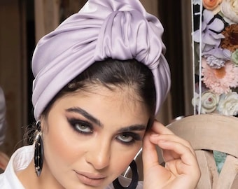 Italian Satin Crown Design Women Turban Headband