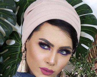 Two pieces crepe turban