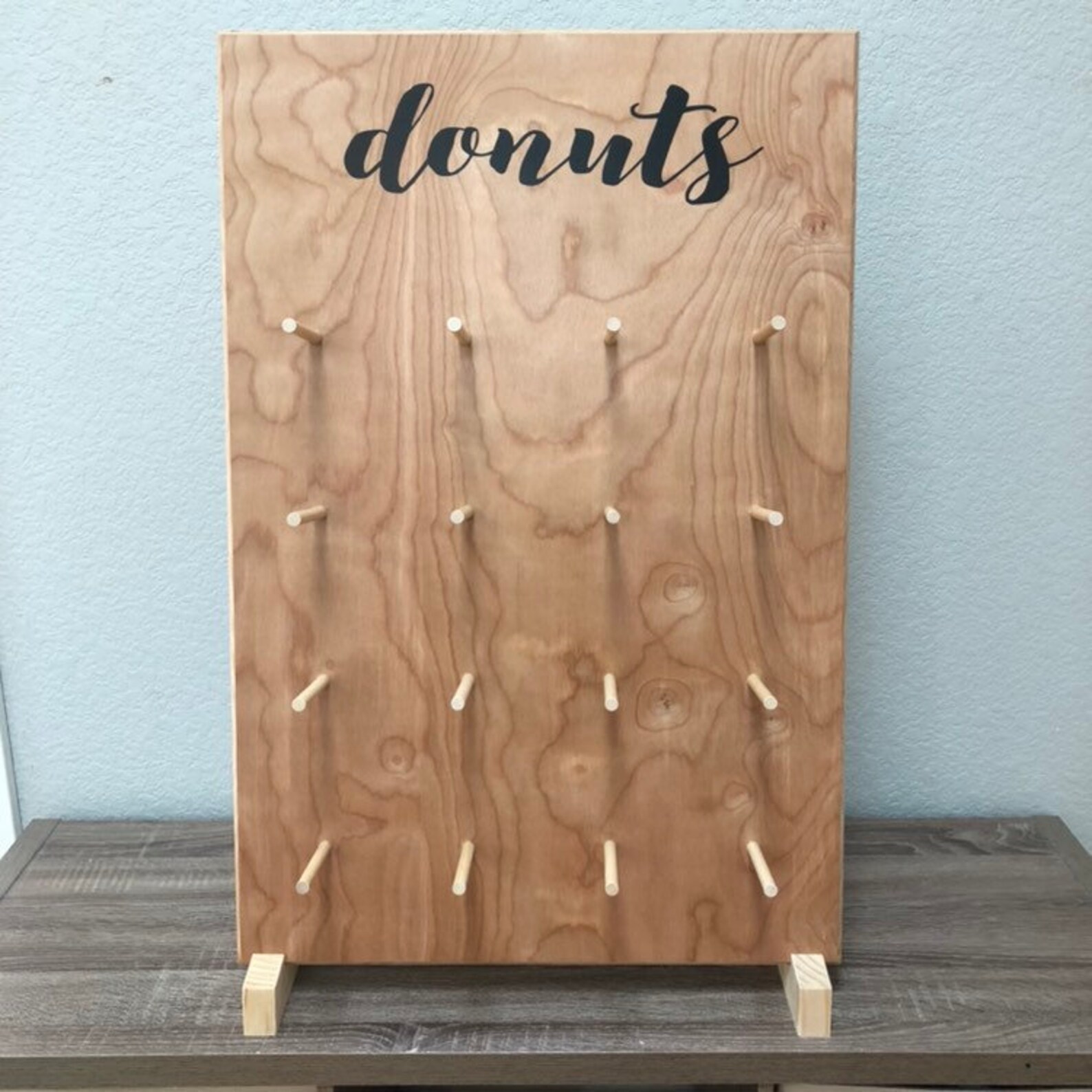 SKINNY PEG Donut Wall Donut Board Up to 48 Donuts Etsy