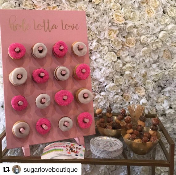 Hole Lotta Love Donut Wall Up To 48 Donuts Multiple Color Etsy