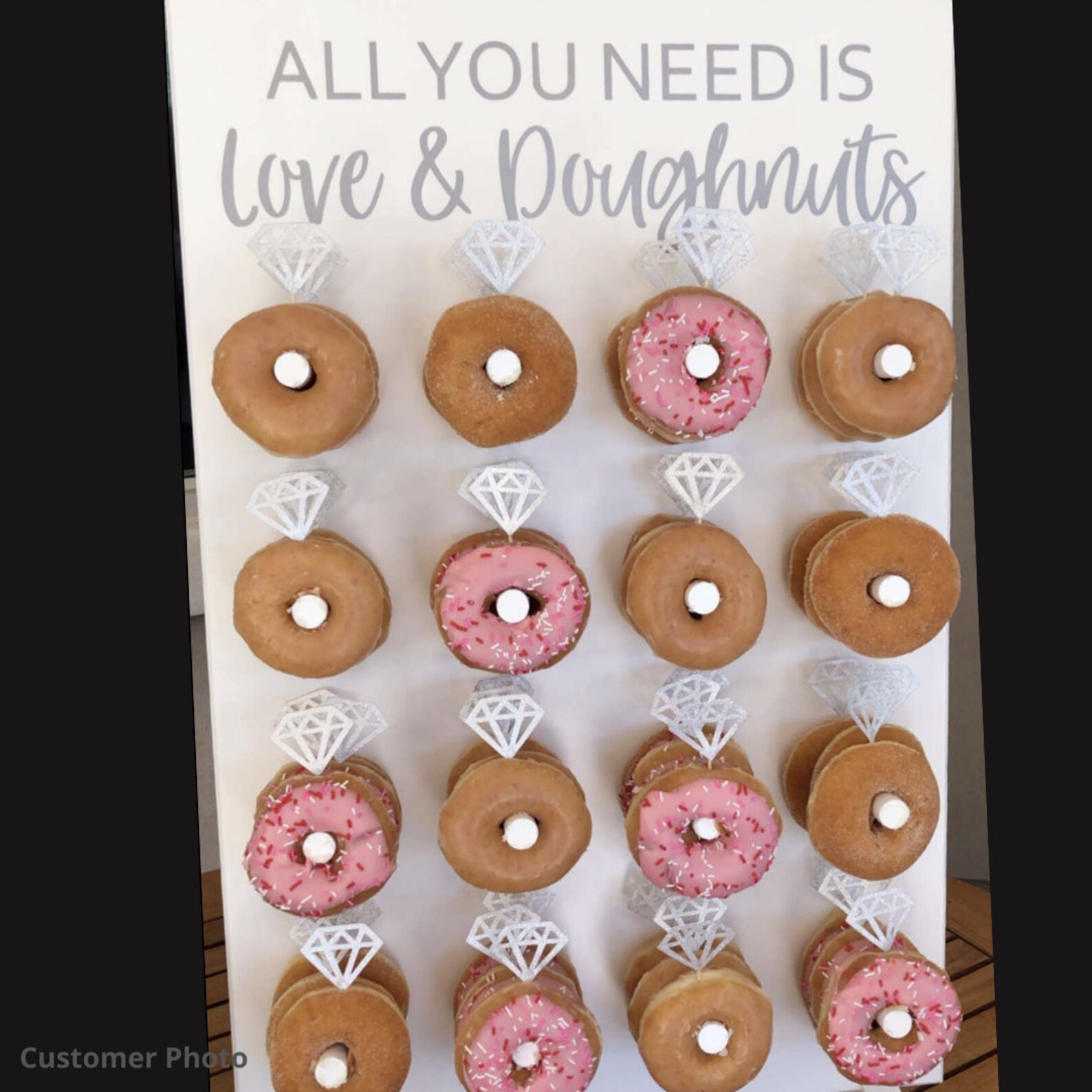 All You Need Is LOVE & DONUTS Donut Wall Up to 48 Donuts Etsy