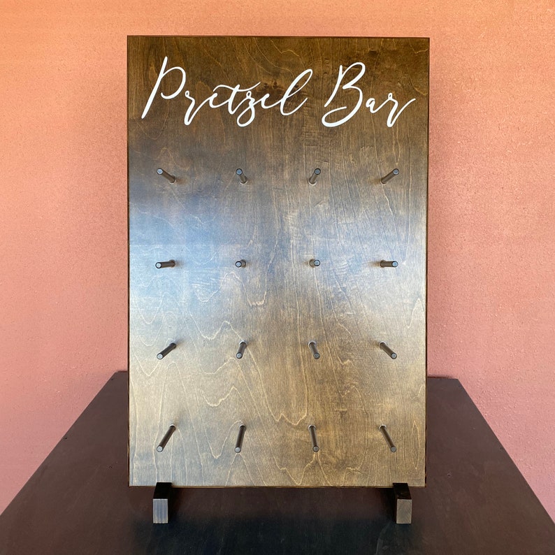 PRETZEL Wall Pretzel BAR Up to 48 Pretzels Multiple Color Etsy