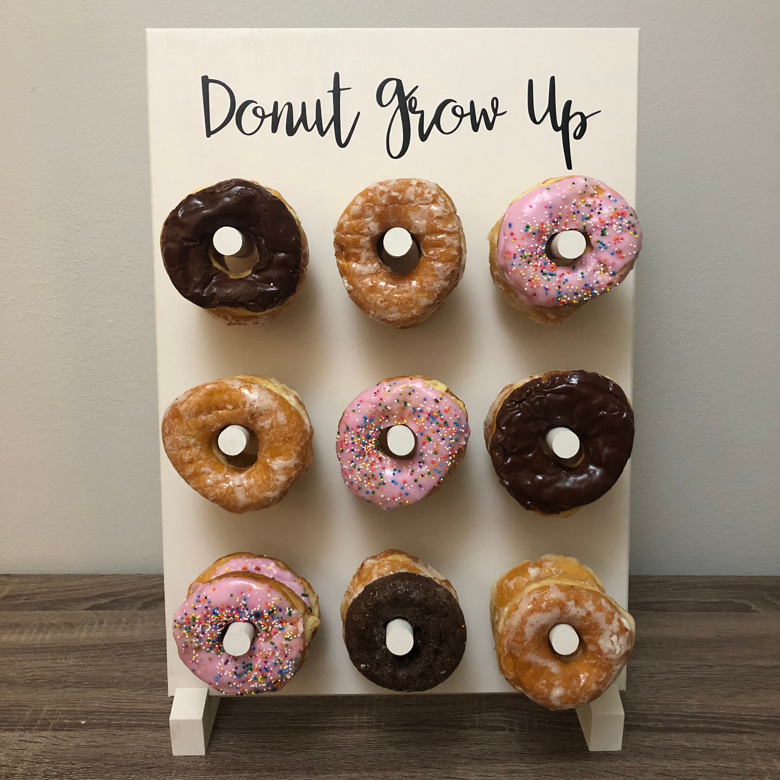 Small DONUT GROW UP Donut Wall Donut Board Multiple Color Etsy