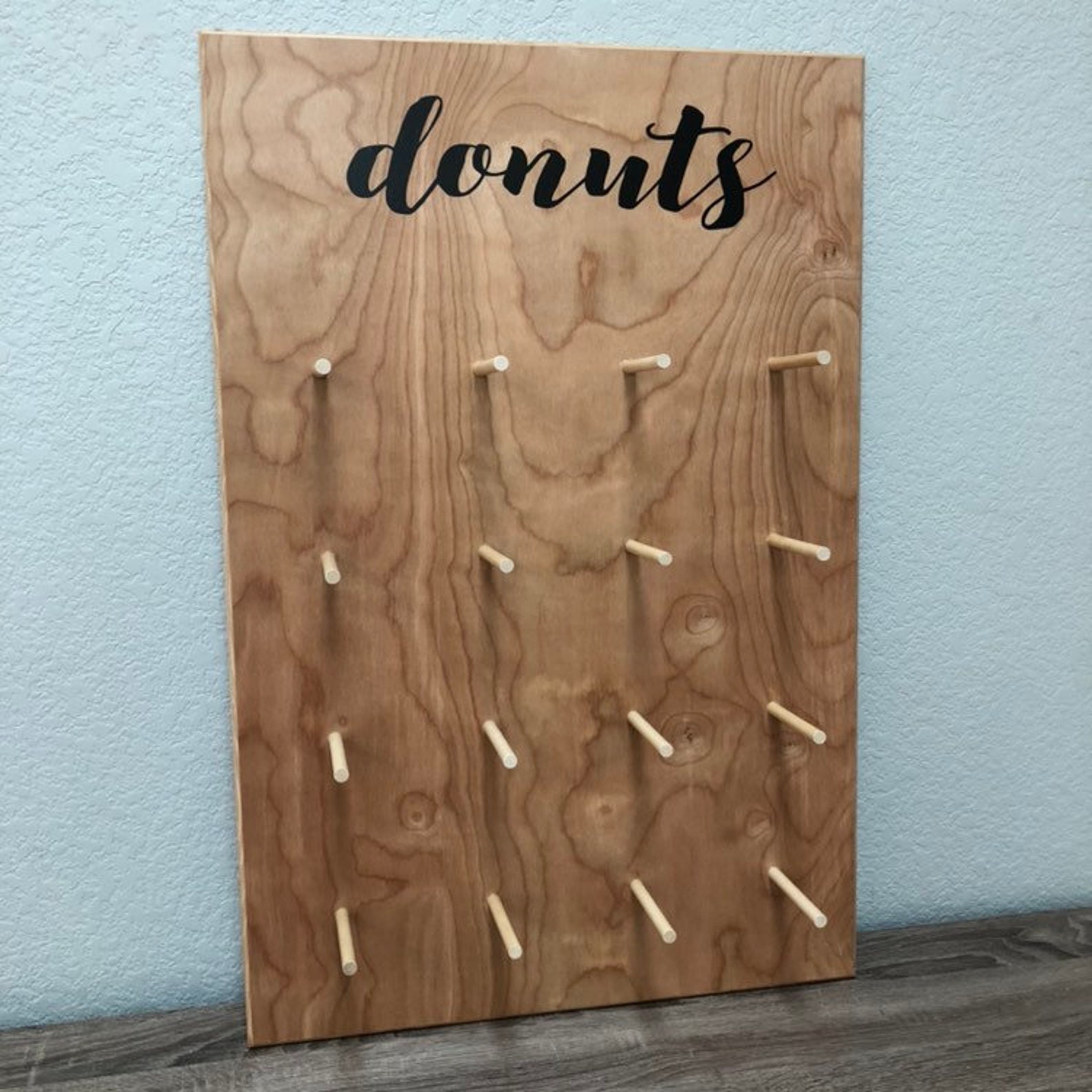 SKINNY PEG Donut Wall Donut Board Up to 48 Donuts Etsy