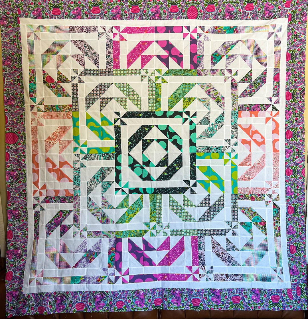 Stunning Tula Pink “roar” Handmade Quilt - Etsy