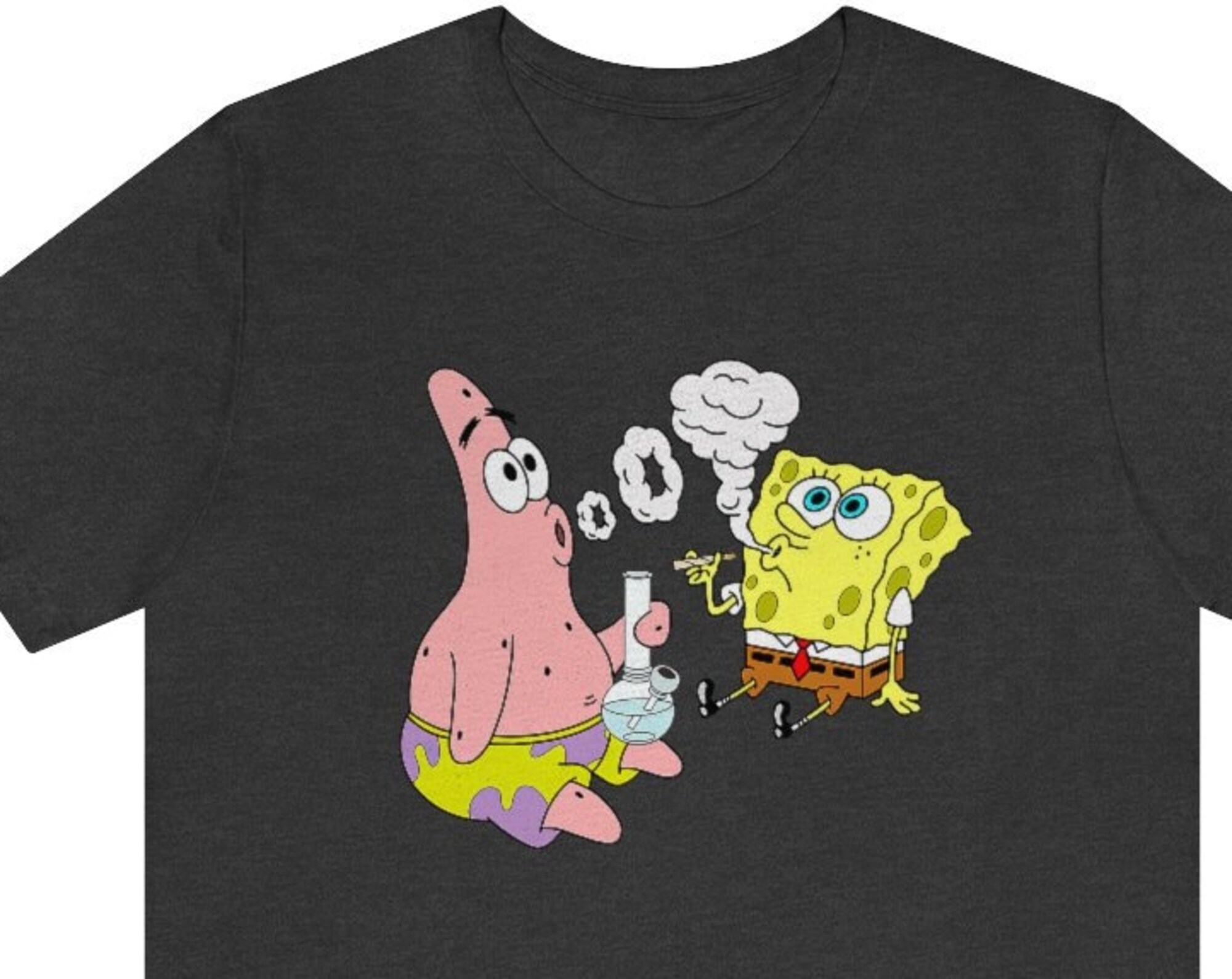 Discover Spongebob Squarepants  Patrick SpongeBob Smoke Funny Shirt