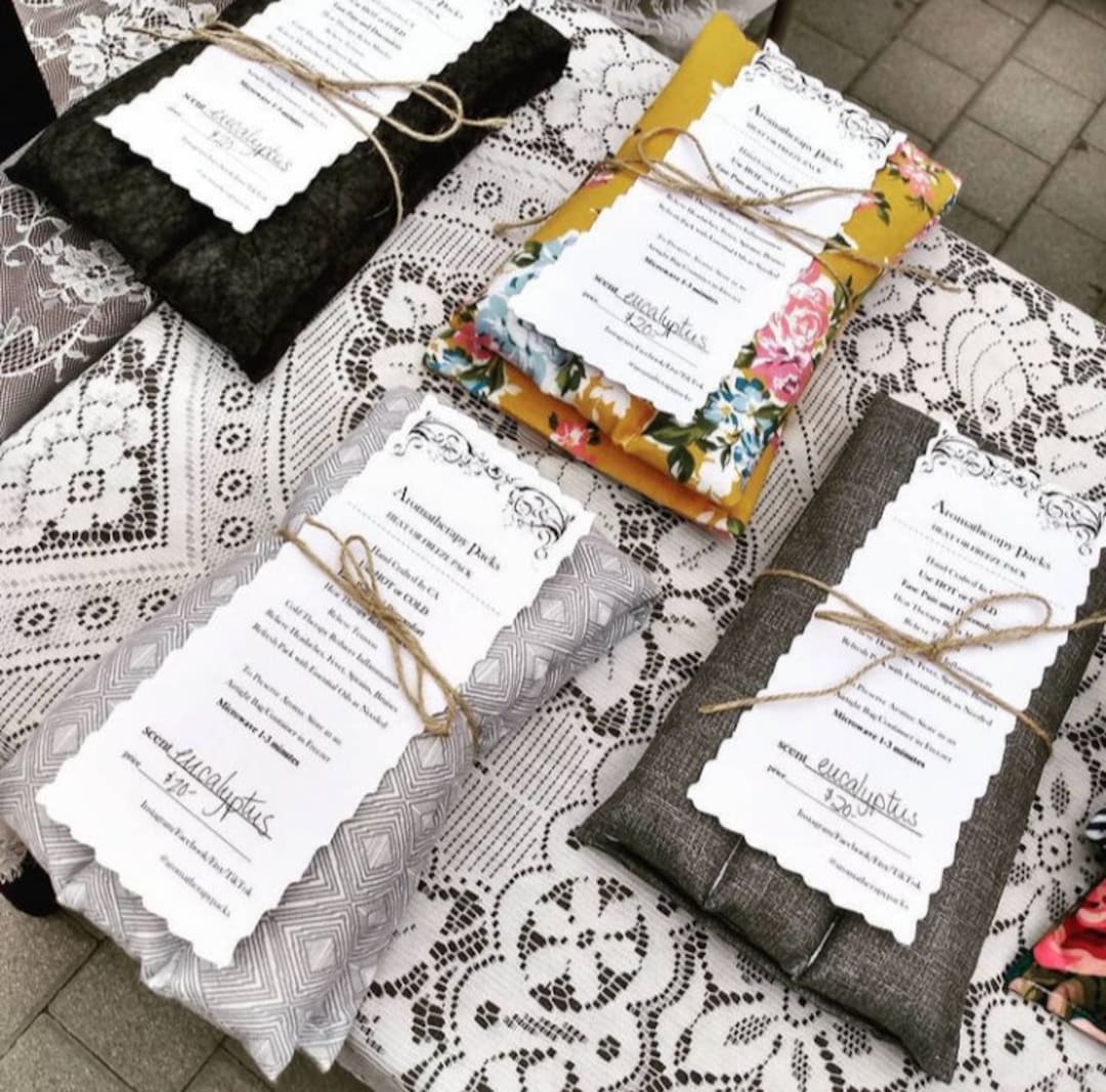 LARGE Aromatherapy Pack Heat or Ice... Microwave or Freeze..ivf Gift