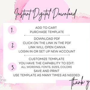 Order Form Editable Template, Printable Order Form, 10 Colors Digital ...