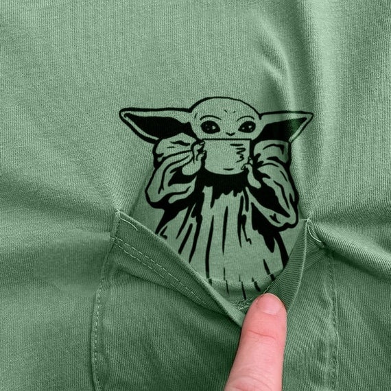 Baby Yoda Pocket Graphic T-Shirt