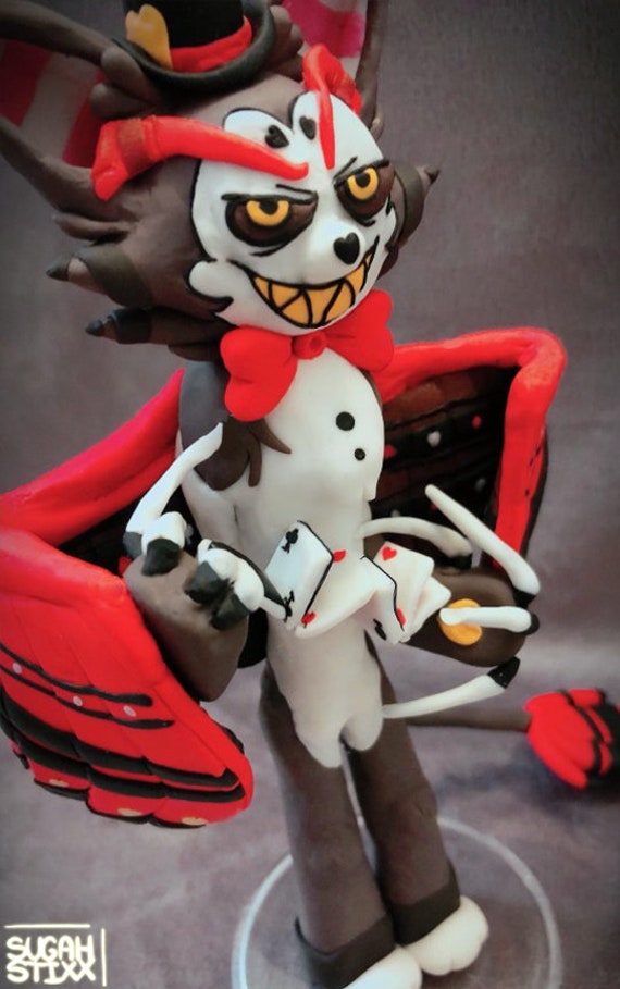 Husk Polymer Clay Figure Statue -hazbin Hotel - Etsy