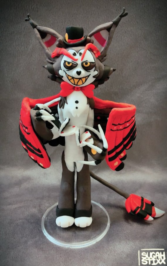 Husk Polymer Clay Figure Statue -hazbin Hotel - Etsy