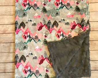 etsy minky baby blankets