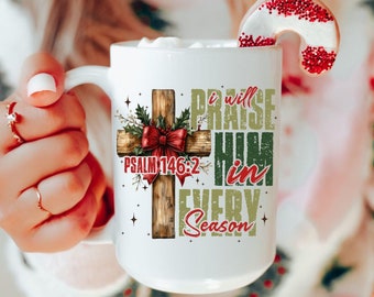 Religious Gifts Christian Mug, Personalized Christmas Mug for Christians, Jesus mug, Christianity Gift, Religious Christmas Cup, Faith Mug