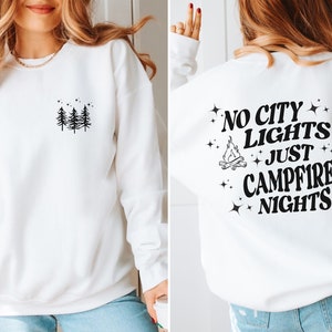 Camping Sweatshirt, gift for camping, hiking sweatshirt, adventure lover sweatshirt, Campfire sweatshirt, adventure lover gift
