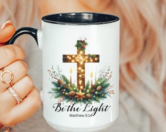 Religious Gifts Christian Mug, Personalized Christmas Mug for Christians, Jesus mug, Christianity Gift, Religious Christmas Cup, Faith Mug
