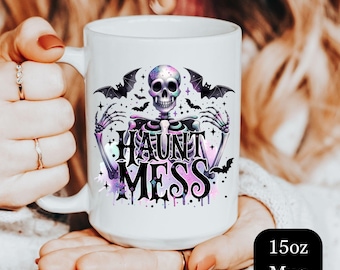 Halloween mug Skeleton Coffee Mug, Halloween Coffee Cup, Cute Halloween Gift, Personalized Halloween Gift, Funny Skeleton Halloween Mug