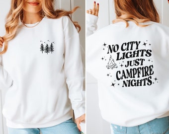 Camping Sweatshirt, gift for camping, hiking sweatshirt, adventure lover sweatshirt, Campfire sweatshirt, adventure lover gift