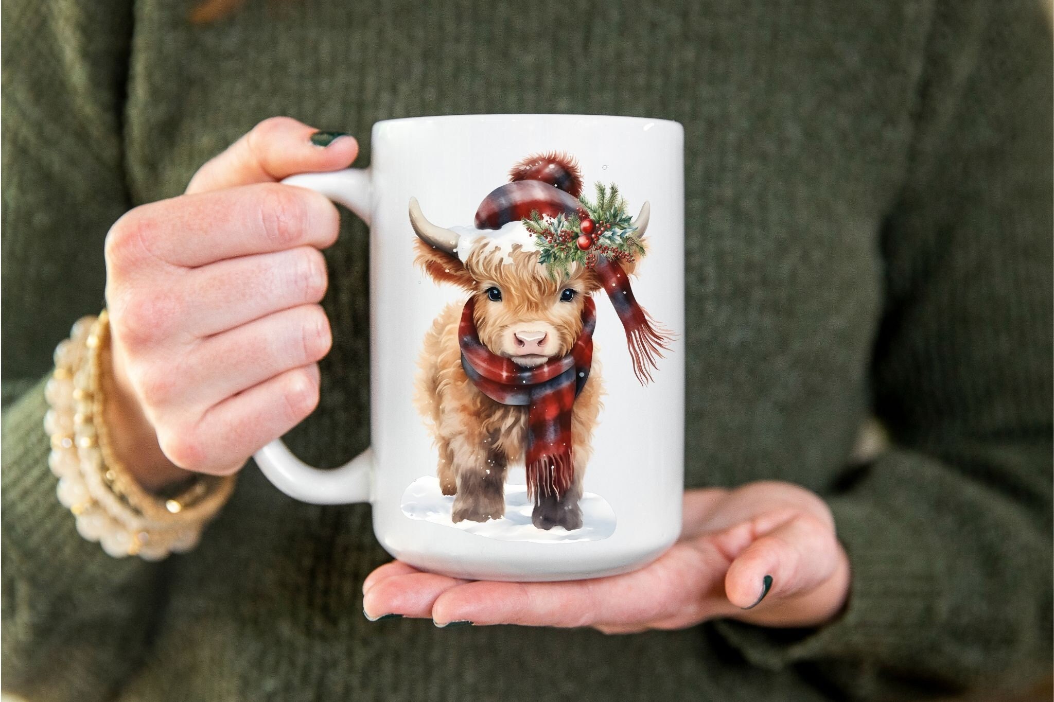 Fluffy Highland Cow Pattern Personalized Skinny Tumbler with Lid and S –  Simply Stained Shop