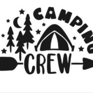 Camping decal, camping sticker, camper decal, camper sticker, camping decal, gift for camping lover, RV decal, vinyl camping decal