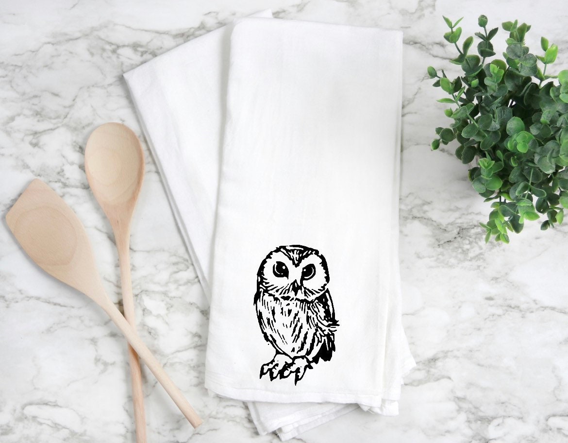 Counter Couture Owl Flour Sack Towel 1 Towel