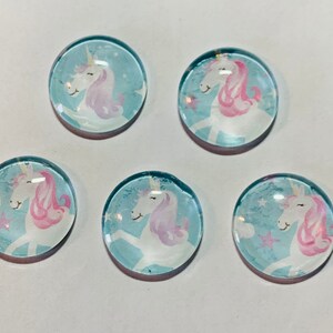 Unicorn Magnet set, unicorn magnets, unicorn magnet, unicorn gift, unicorn gifts, glass magnets, handmade magnets, unicorn lover gift