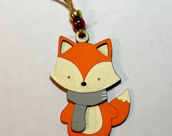 Wilderness animal ornament set of six , forest animal christmas ornament set of 6, forest animal Christmas ornament, wilderness animal gifts