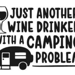 Camping decal, camping sticker, camper decal, camper sticker, camping decal, gift for camping lover, RV decal, vinyl camping decal