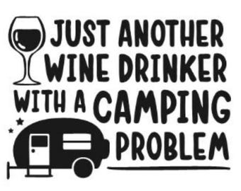 Camping decal, camping sticker, camper decal, camper sticker, camping decal, gift for camping lover, RV decal, vinyl camping decal