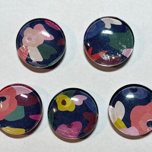 Flower magnet set, Flowers magnet set, Flower magnets, Flower gift, Handmade Flower gift