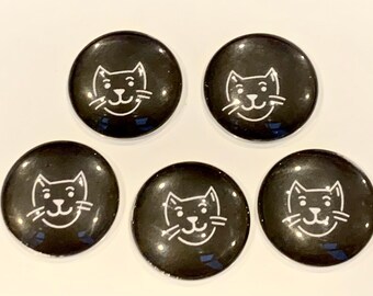 Cat magnets, glass magnets, cat gift, cat decor, Cat magnet, cat magnets, set of cat magnets, cat gift, cat decoration, handmade cat gift,