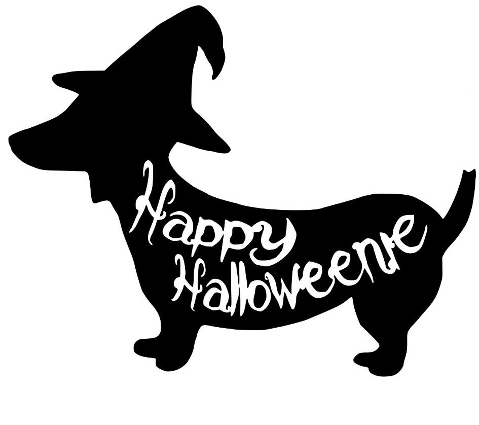 Dachshund Halloween Decal Dachshund Sticker Dachshund Car Etsy