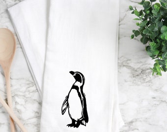 Handmade Penguin Kitchen Towel, Home Decor Gift