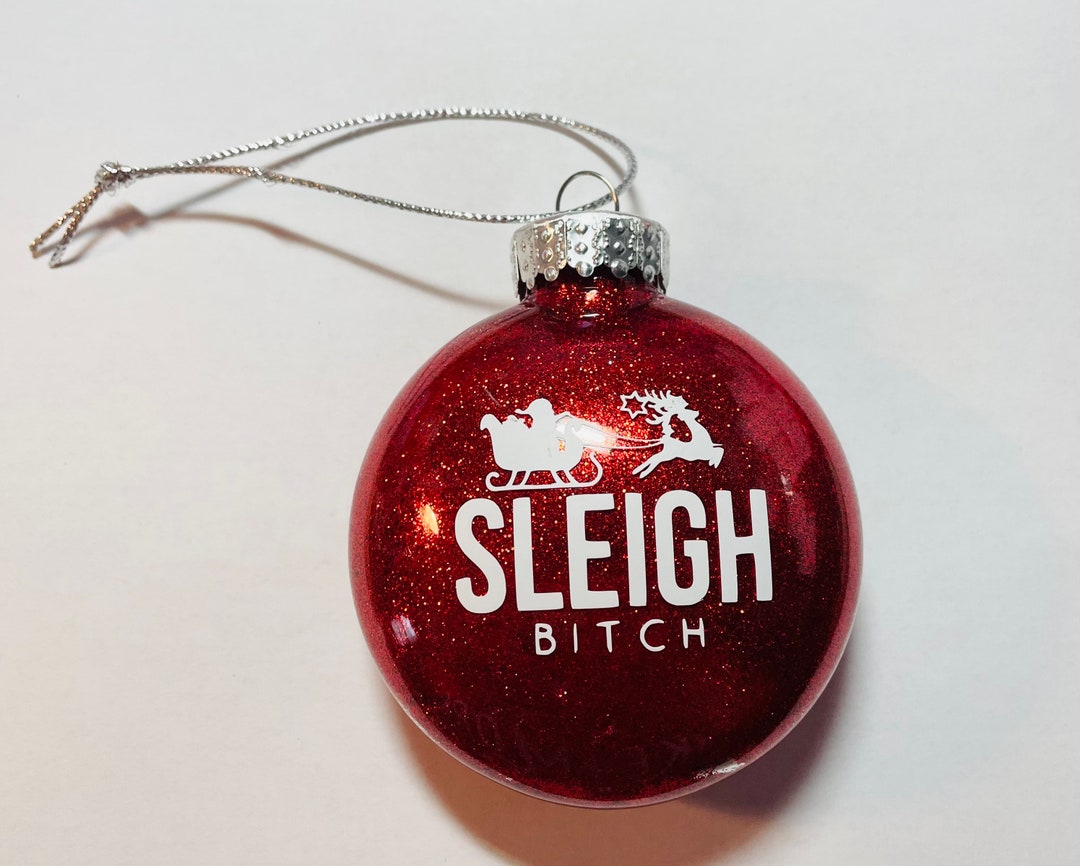 Vulgar Ornament, Funny Christmas Ornament, Adult Humor Ornament