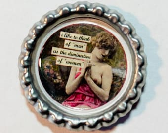 Feminist magnet, feminist magnets, gift for feminists, feminist gift, feminist decor, feminist gifts, feminism gifts
