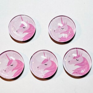 Unicorn Magnet set, unicorn magnets, unicorn magnet, unicorn gift, unicorn gifts, glass magnets, handmade magnets, unicorn lover gift