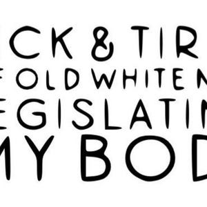 Women&#39;s rights car decal, women&#39;s rights decal, feminist car decal, window decal, roe v wade car decal, feminist gift, roe v wade decal,