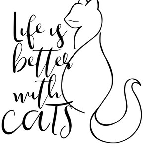 Cat decal, cat sticker, cat car decal, cat car sticker, cat vinyl decal