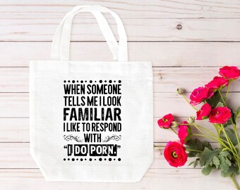 Inappropriate tote bag, Funny tote bag, tote bag, adult humor canvas tote, canvas tote bag, funny tote bag, inappropriate friend gift