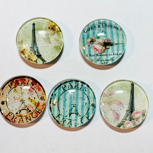 Paris magnets, glass magnet sets, Paris magnets, Paris magnet set, glass Paris magnets, Paris magnet set, Paris gift