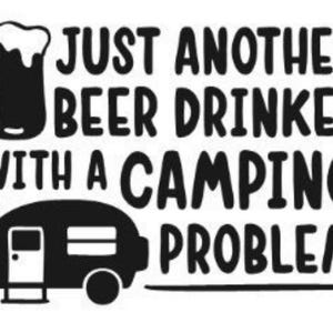 Camping decal, camping sticker, camper decal, camper sticker, camping decal, gift for camping lover, RV decal, vinyl camping decal