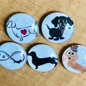 Dachshund magnet, wiener dog gift, dachshund magnet set, dachshund gifts, Doxie magnet set, Wiener dog magnet set immagine 6