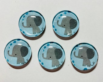 Elephant magnets, glass magnets, elephant gift, elephant decor, Elephant magnet, elephant magnets, elephant gift, elephant decoration
