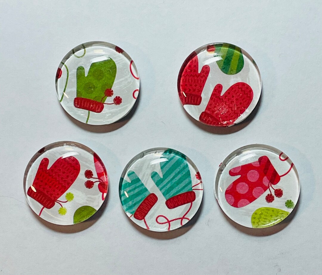 Mitten Christmas Glass Mitten Set