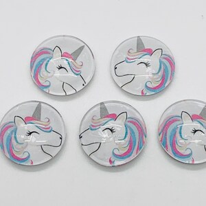 Unicorn Magnet set, unicorn magnets, unicorn magnet, unicorn gift, unicorn gifts, glass magnets, handmade magnets, unicorn lover gift
